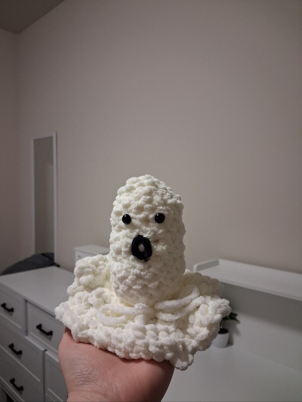 7" LARGE Crochet Ghost 👻!!